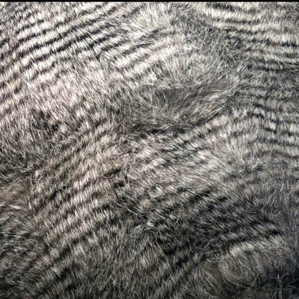 Faux fur black and gray boot cuff leg warmers NEW